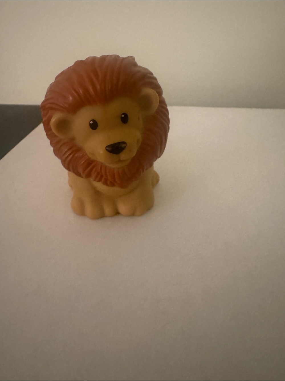 Brown and Orange Lion Figure Plush-Style Toy